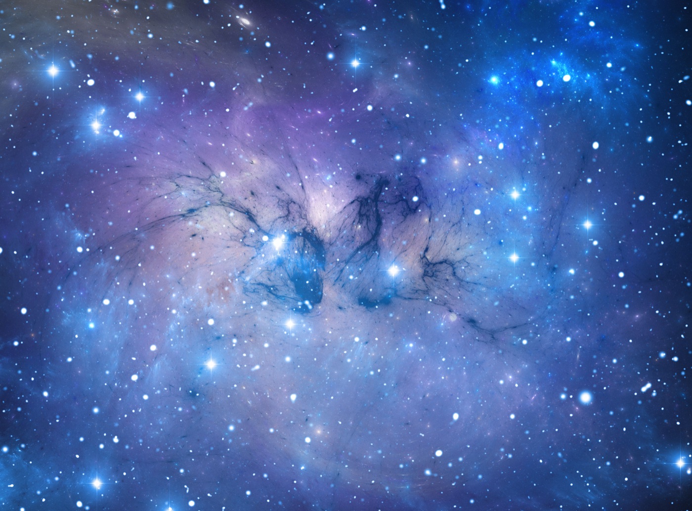 Blue Purple Universe — purple iPhone skin