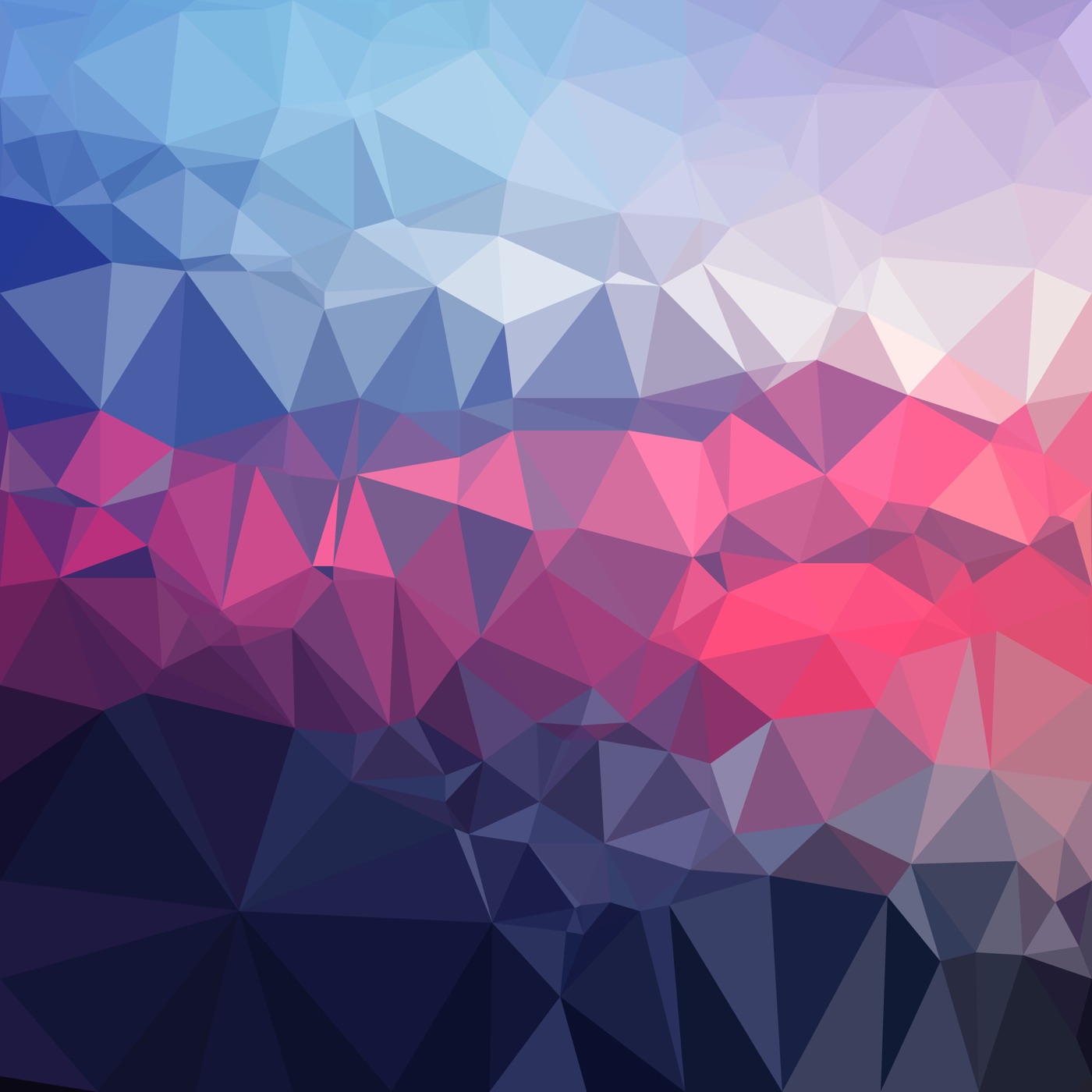 Geometric Sunset — sky blue Steam Deck skin