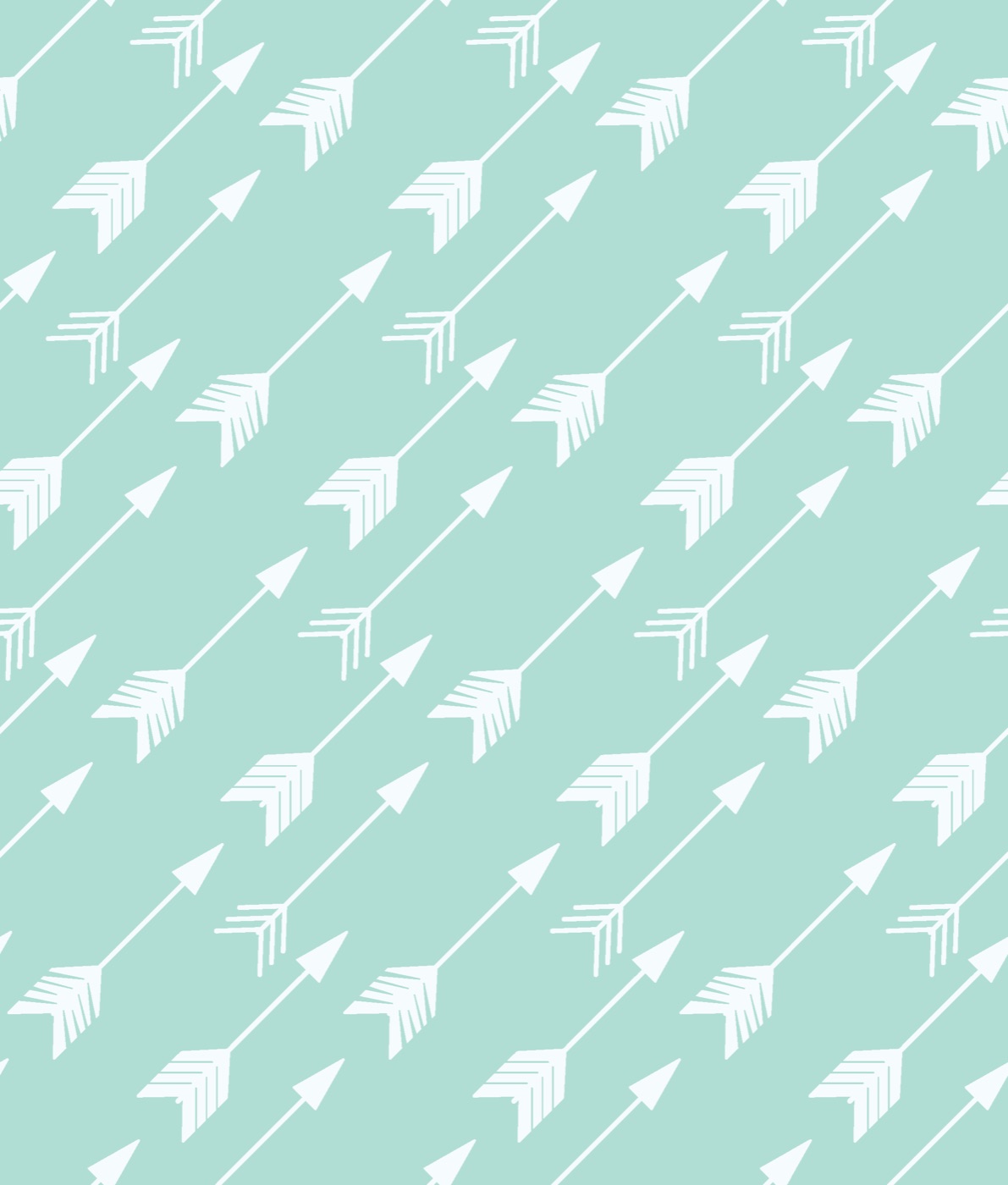 Bohemian Mint Arrows — boho iPad skin