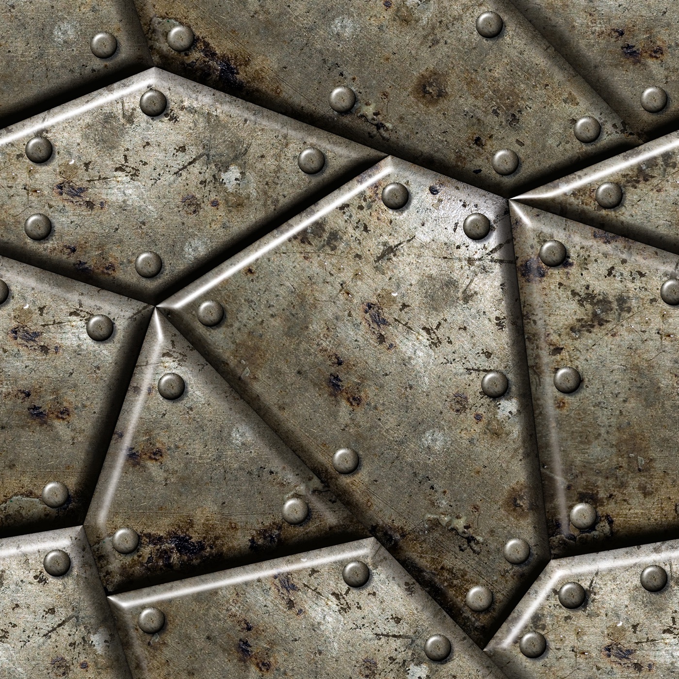 Bolted Steel Plates — gray iPad skin