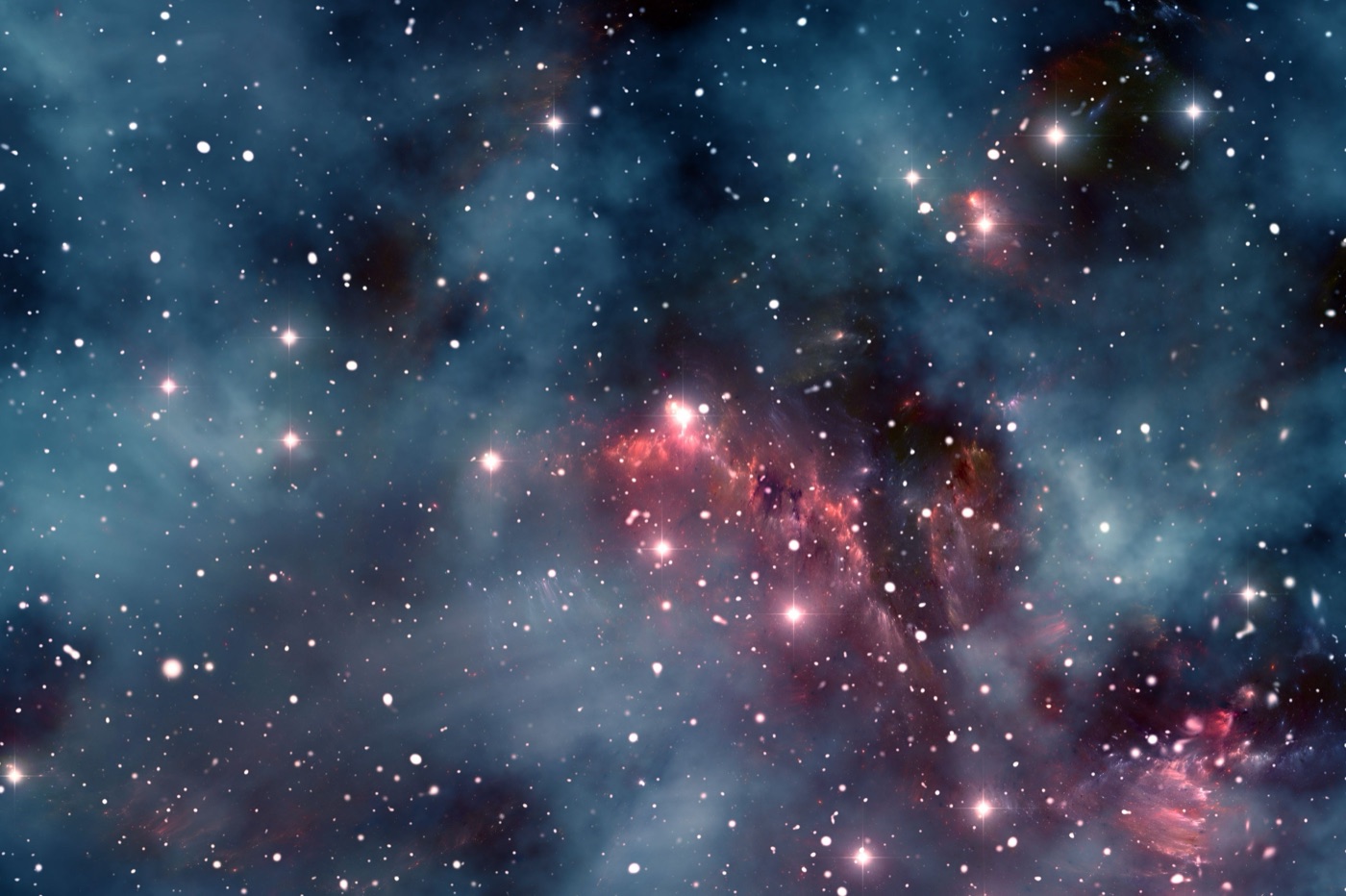 Pink Nebula Space — galaxy Laptop skin