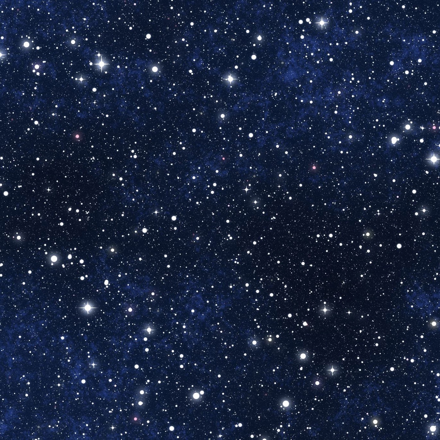 Bright Starry Sky — navy blue MacBook skin