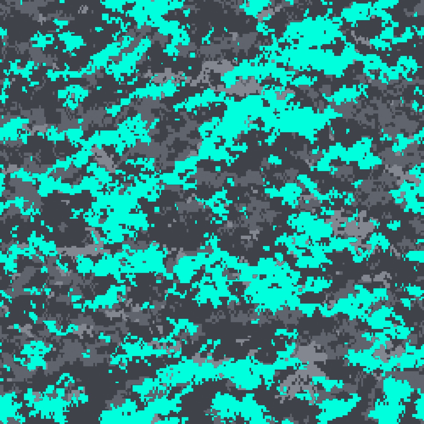 Digital Teal Camo — cyberpunk Steam Deck skin