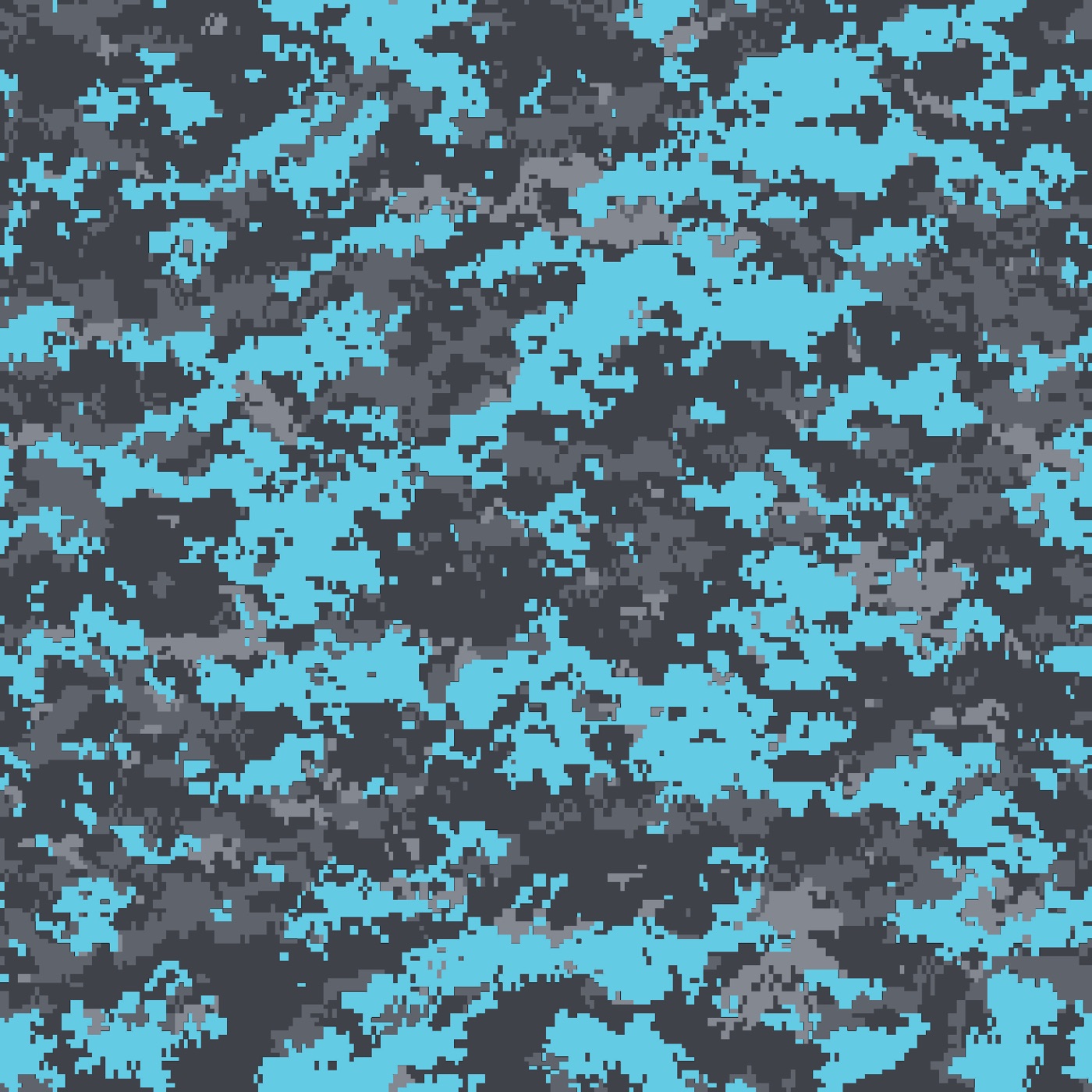 Digital Turquoise Camo — turquoise Kindle skin