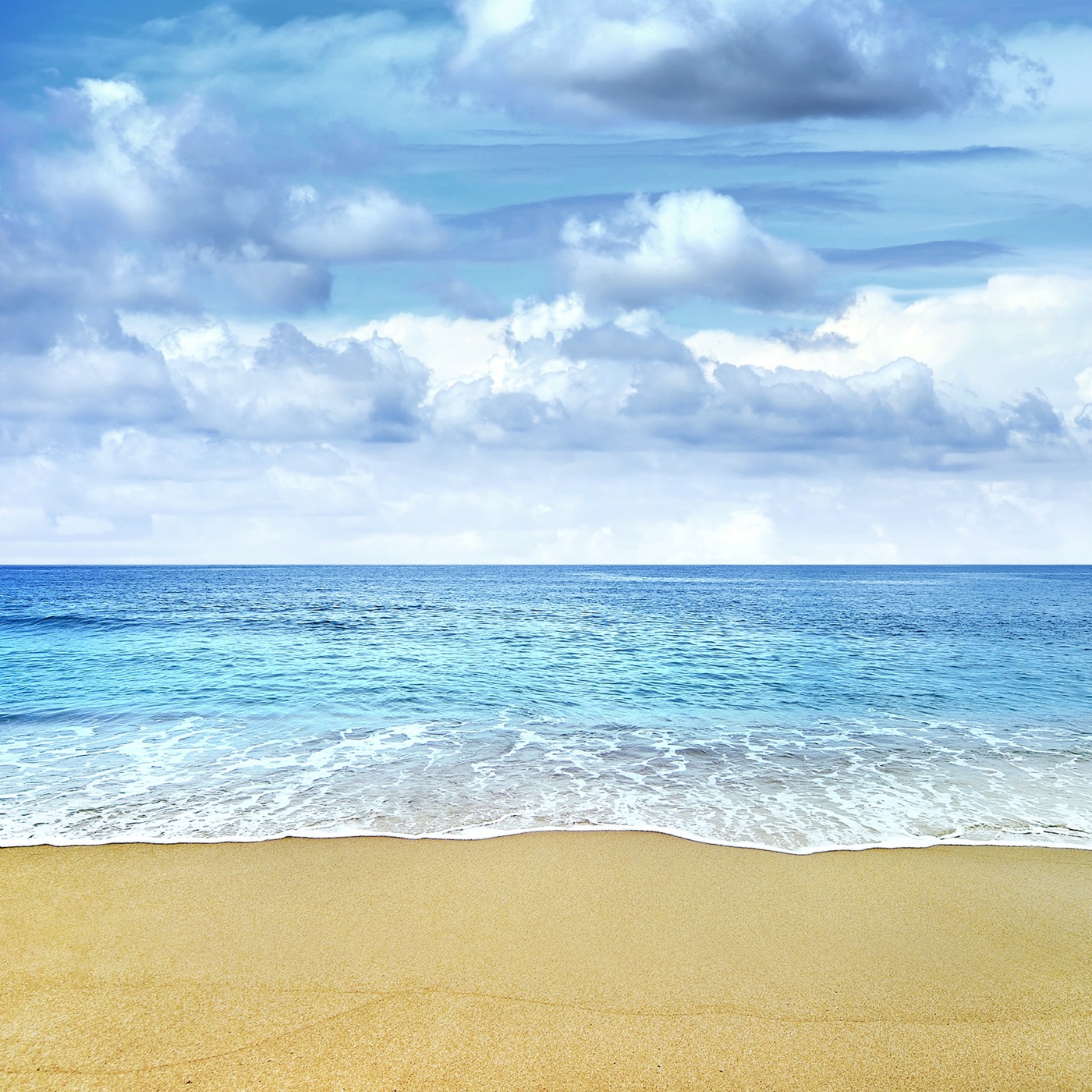 Calm Blue Shore — turquoise Kindle skin