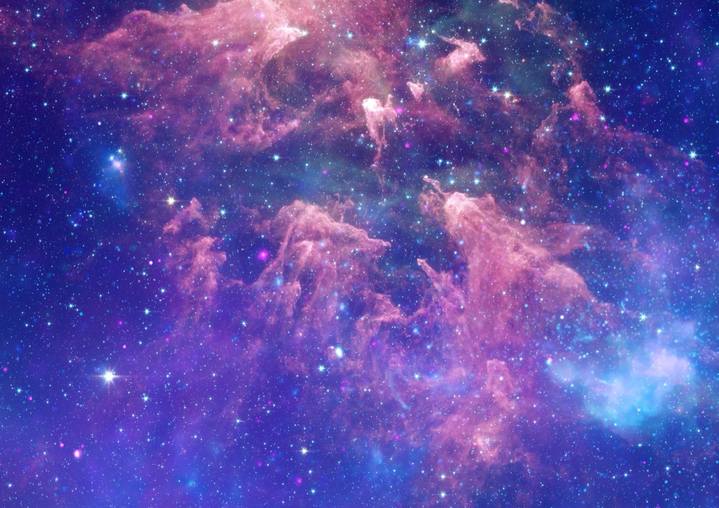 Colorful Nebula Dream — galaxy Kindle skin