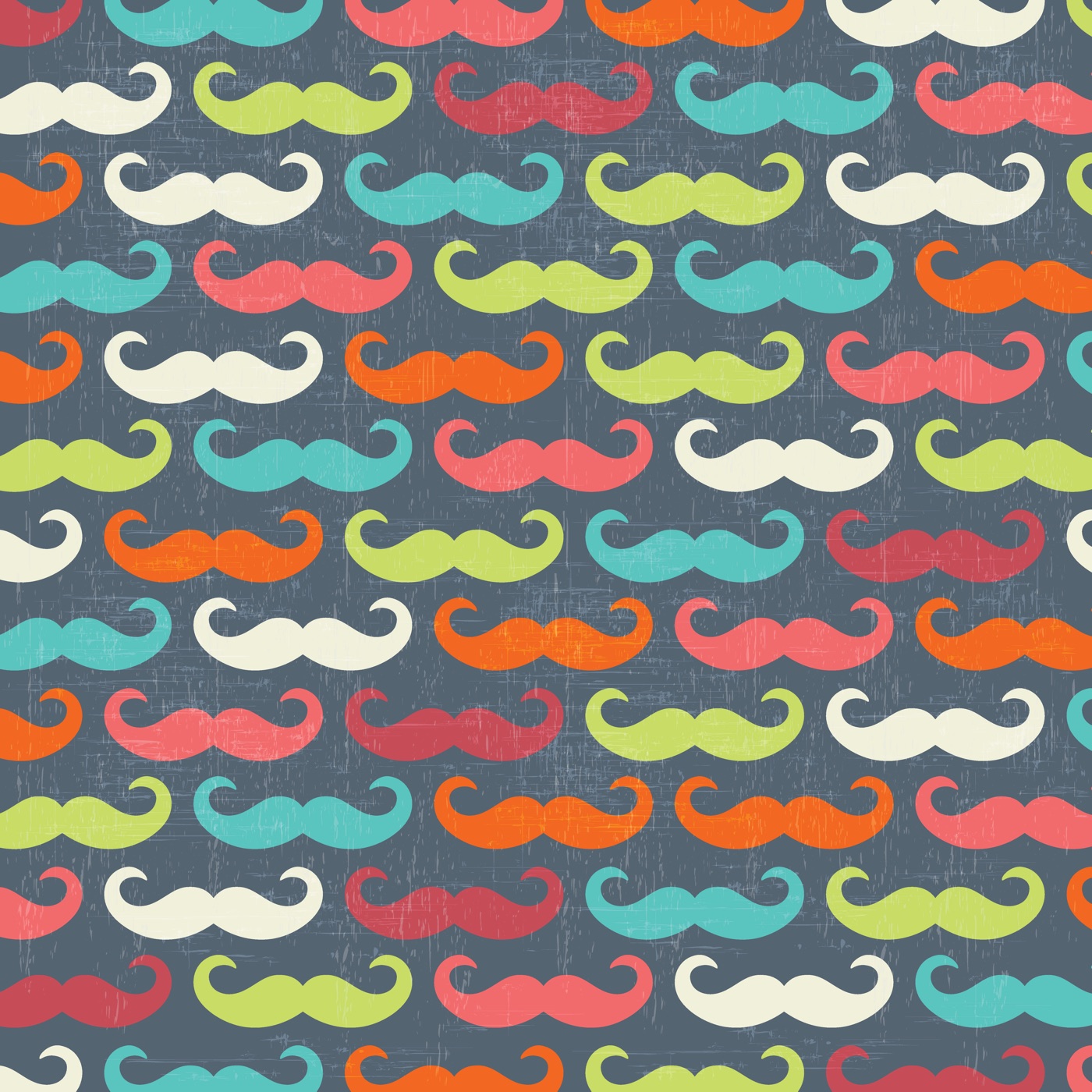 Mustache Mania — retro Nintendo Switch skin