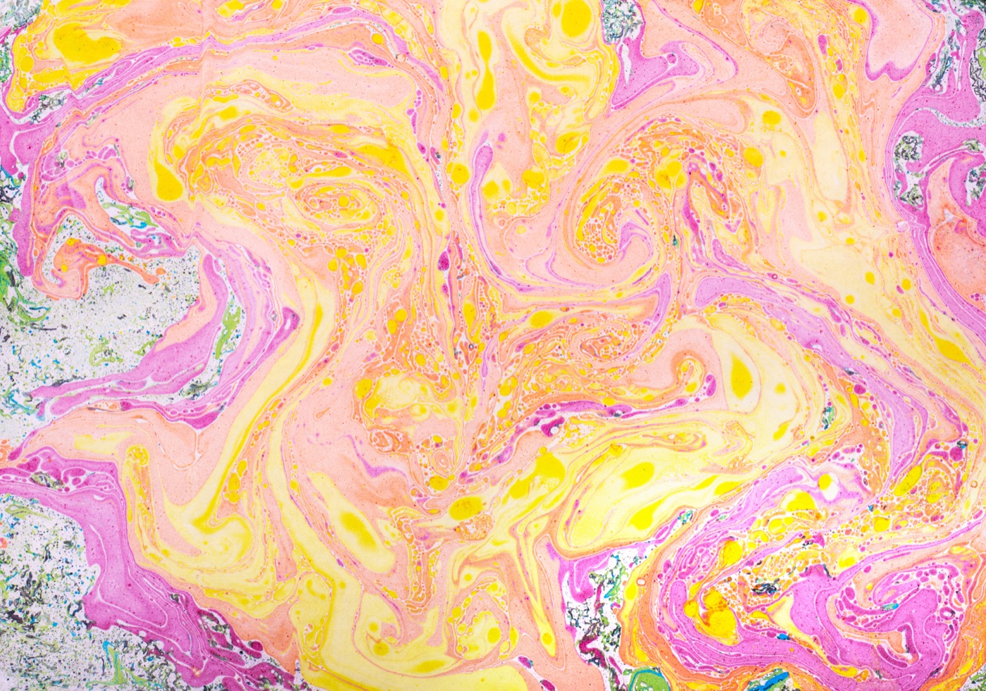 Cotton Candy Swirl — yellow Apple Watch skin