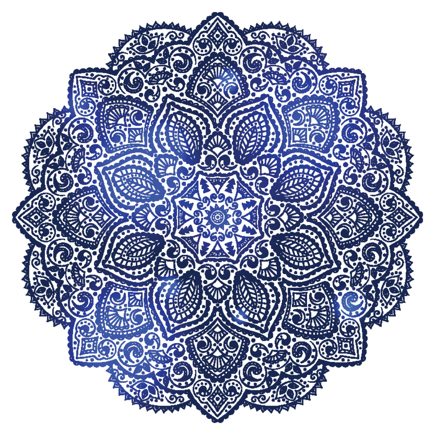 Indian Ornament Mandala — vintage MacBook skin