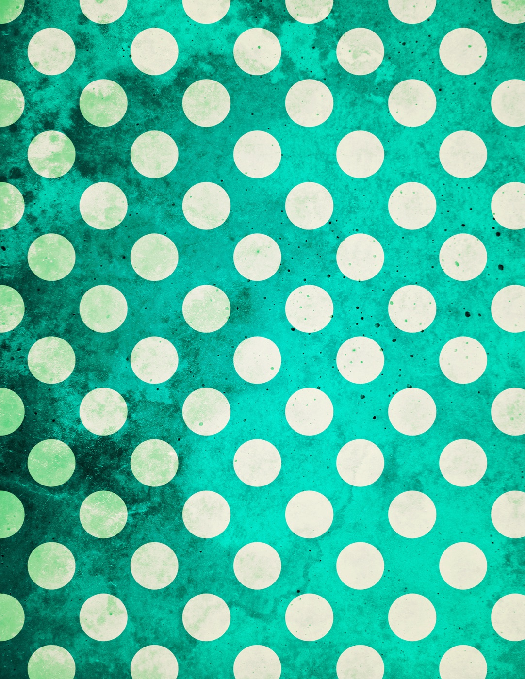 Teal Polka Dots — vintage MacBook skin
