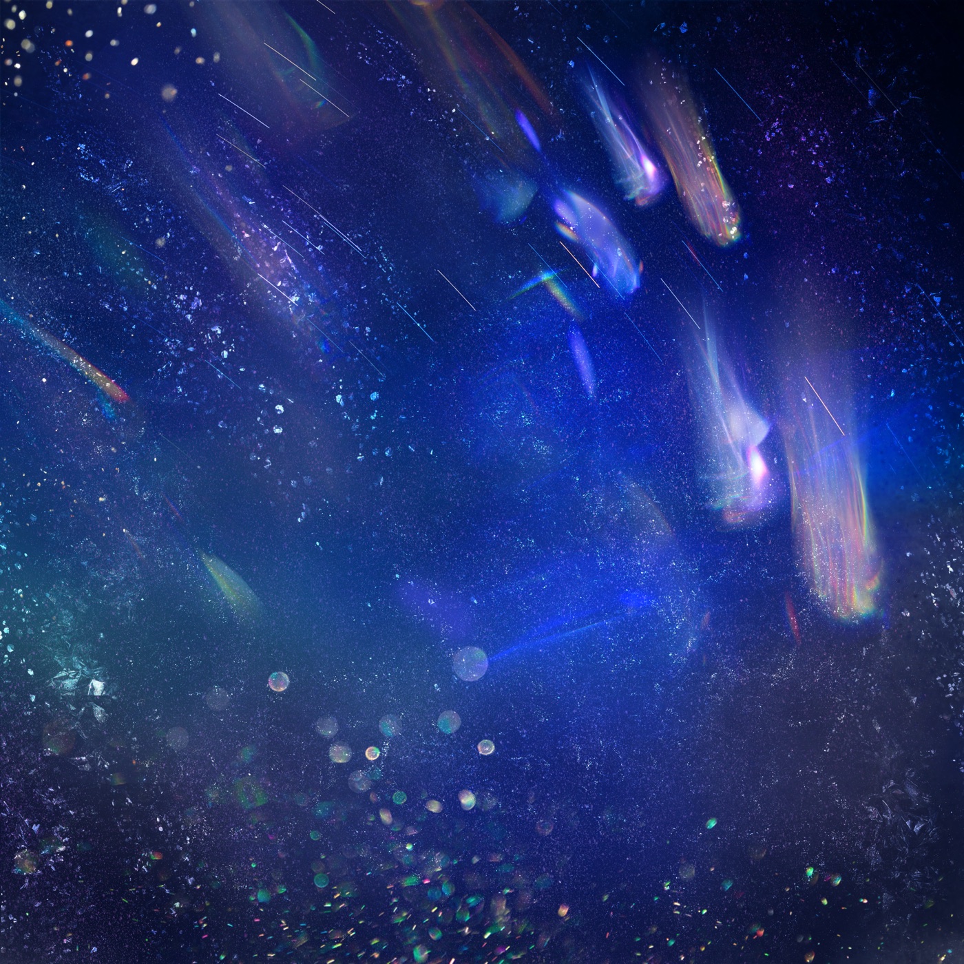 Deep Blue Scratches — galaxy Nintendo Switch skin