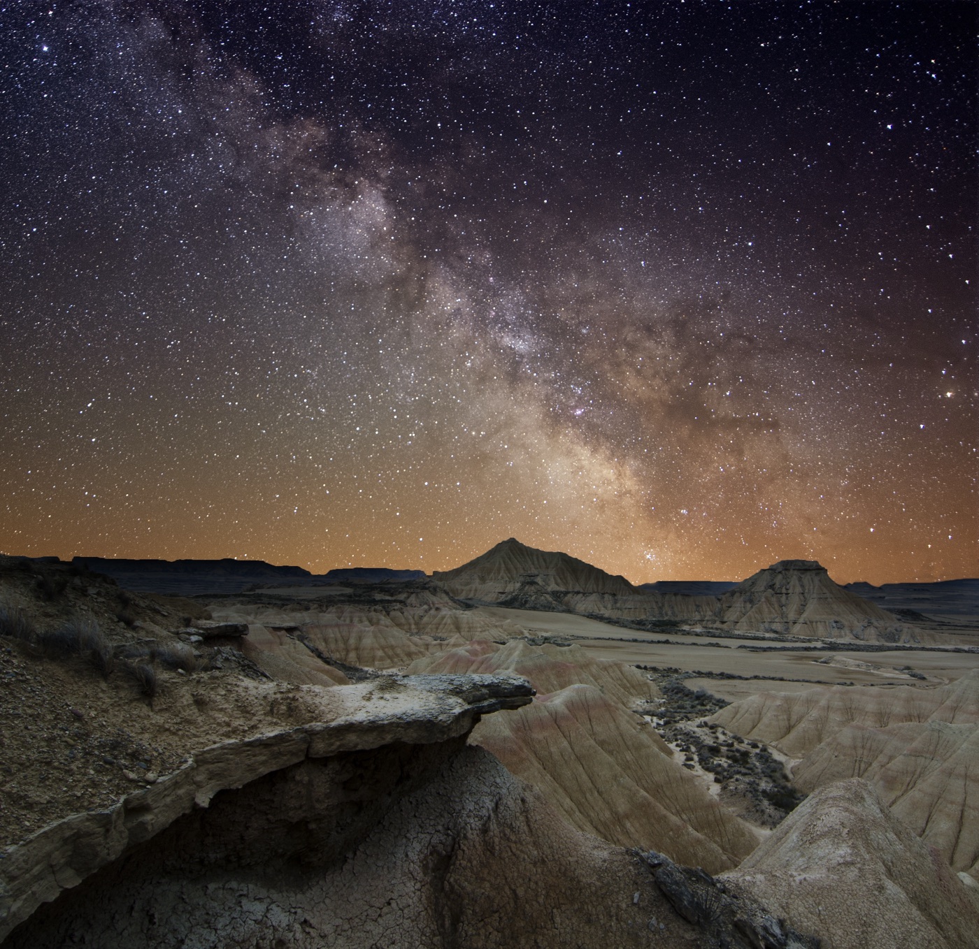Desert Night Sky — galaxy Laptop skin