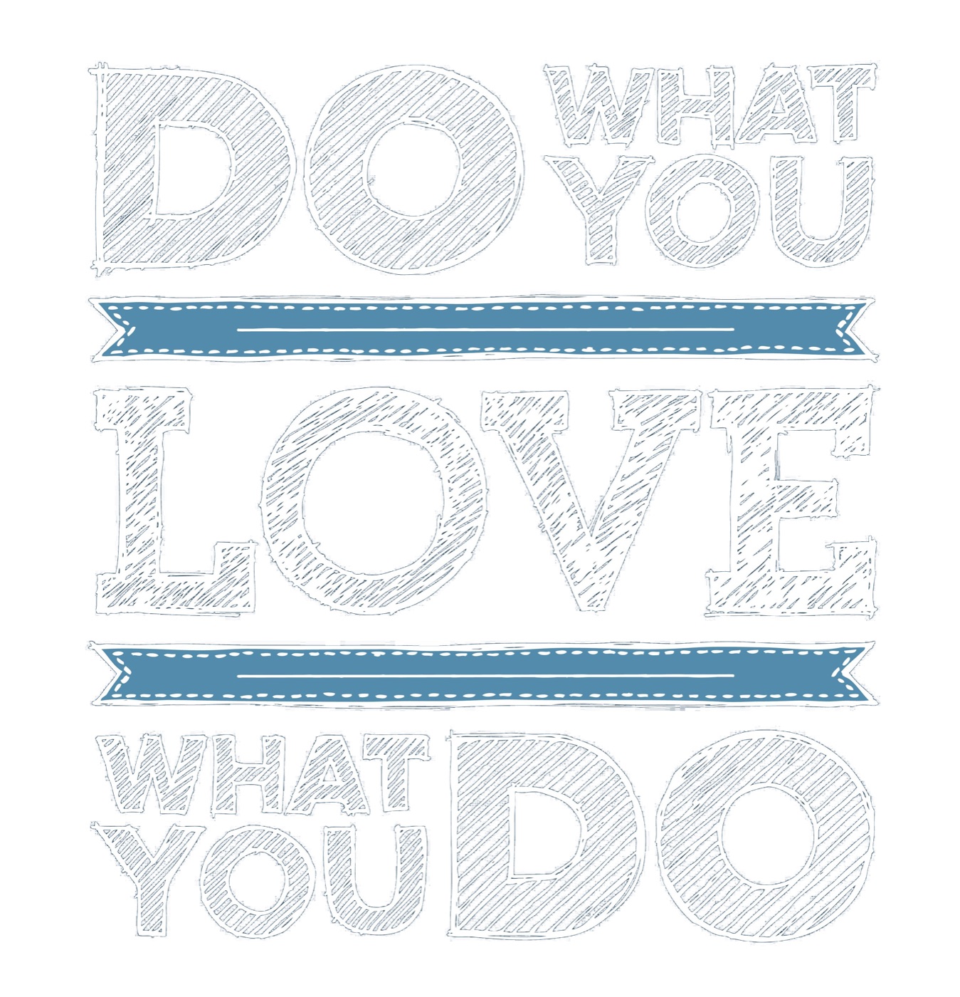 Do What You Love — minimalist MacBook skin