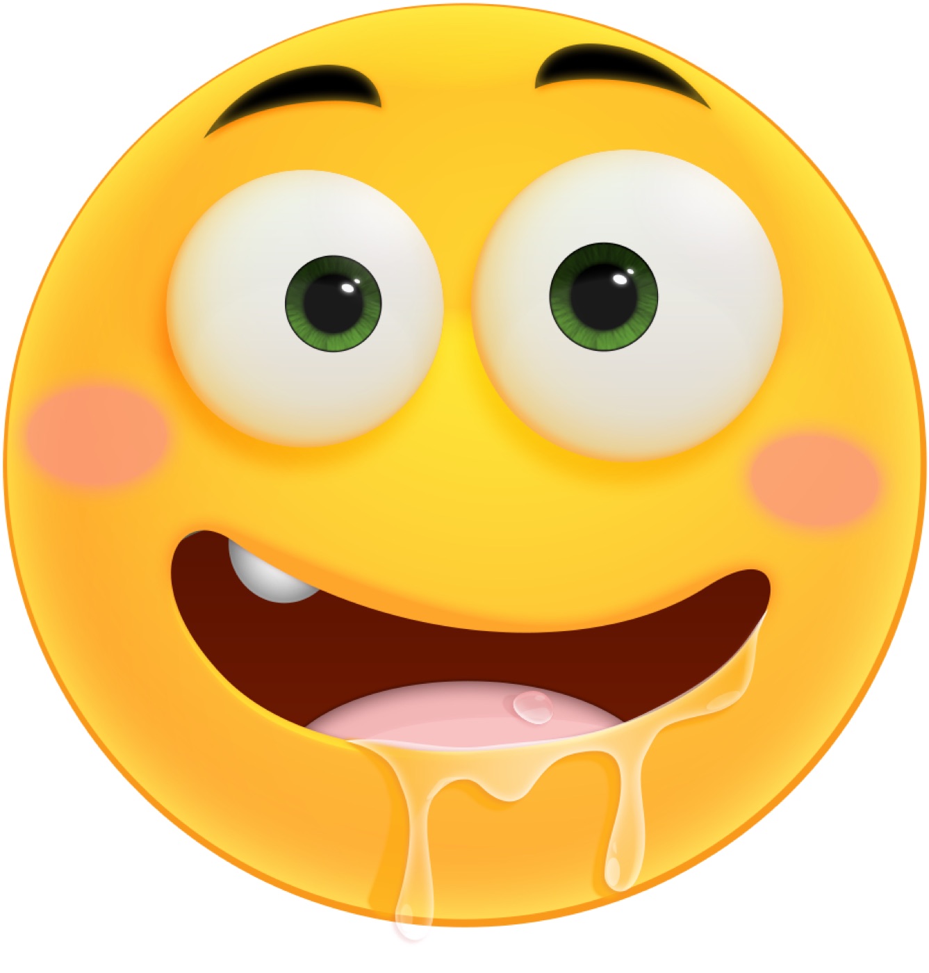 Drooling Emoticon Fun — y2k Samsung Galaxy skin