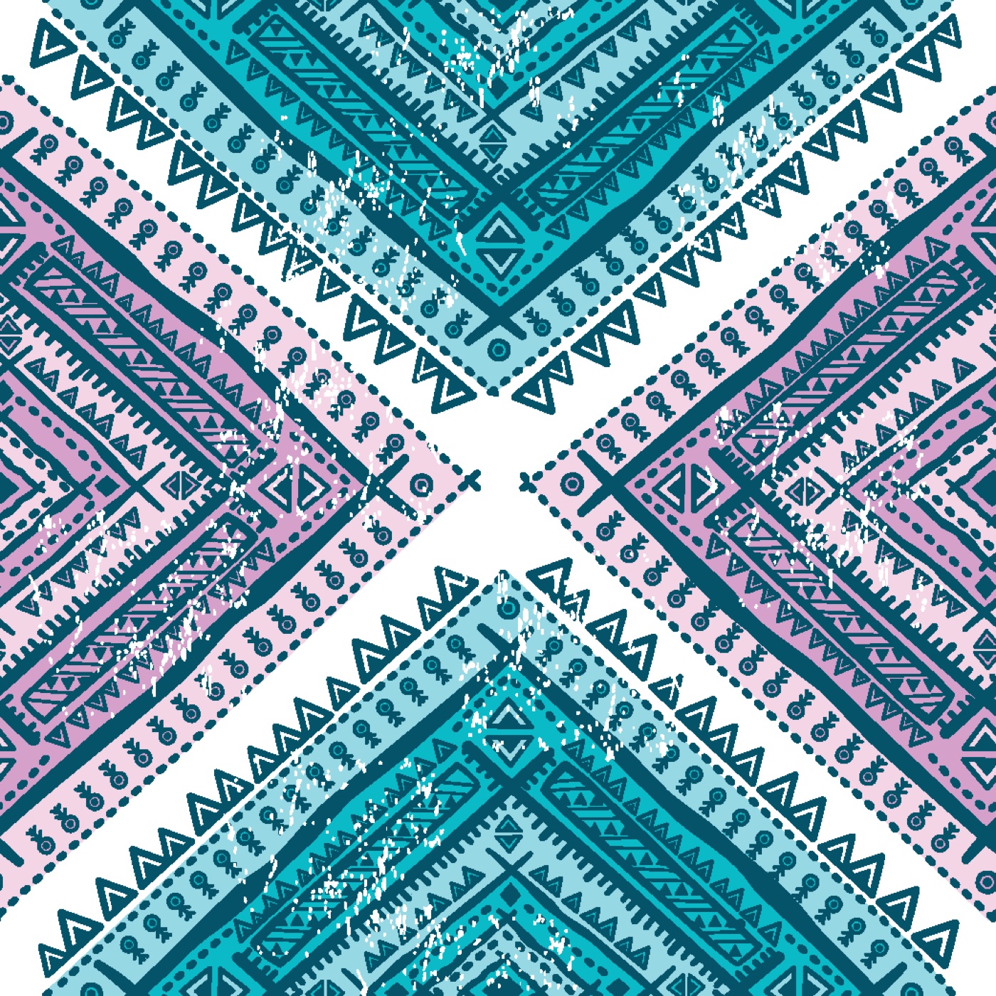 Aztec Diamond Pattern — boho iPad skin