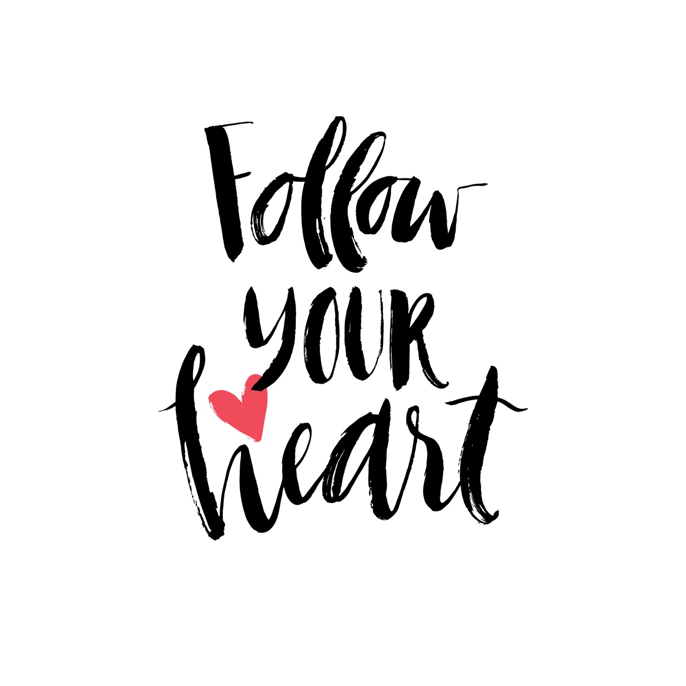 Follow Your Heart — red MagicBand skin