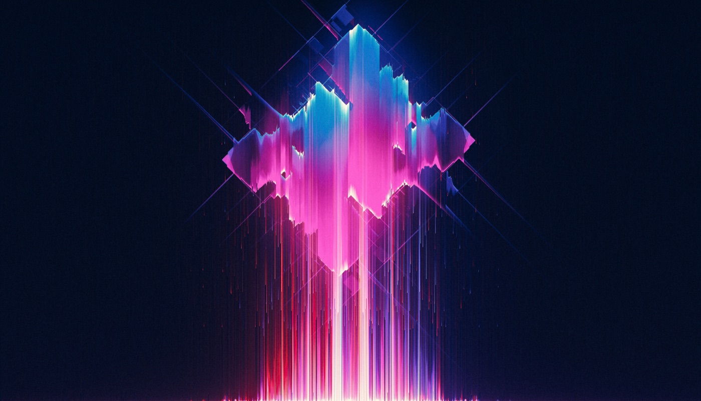Luminous Cube Vector — cyberpunk Steam Deck skin