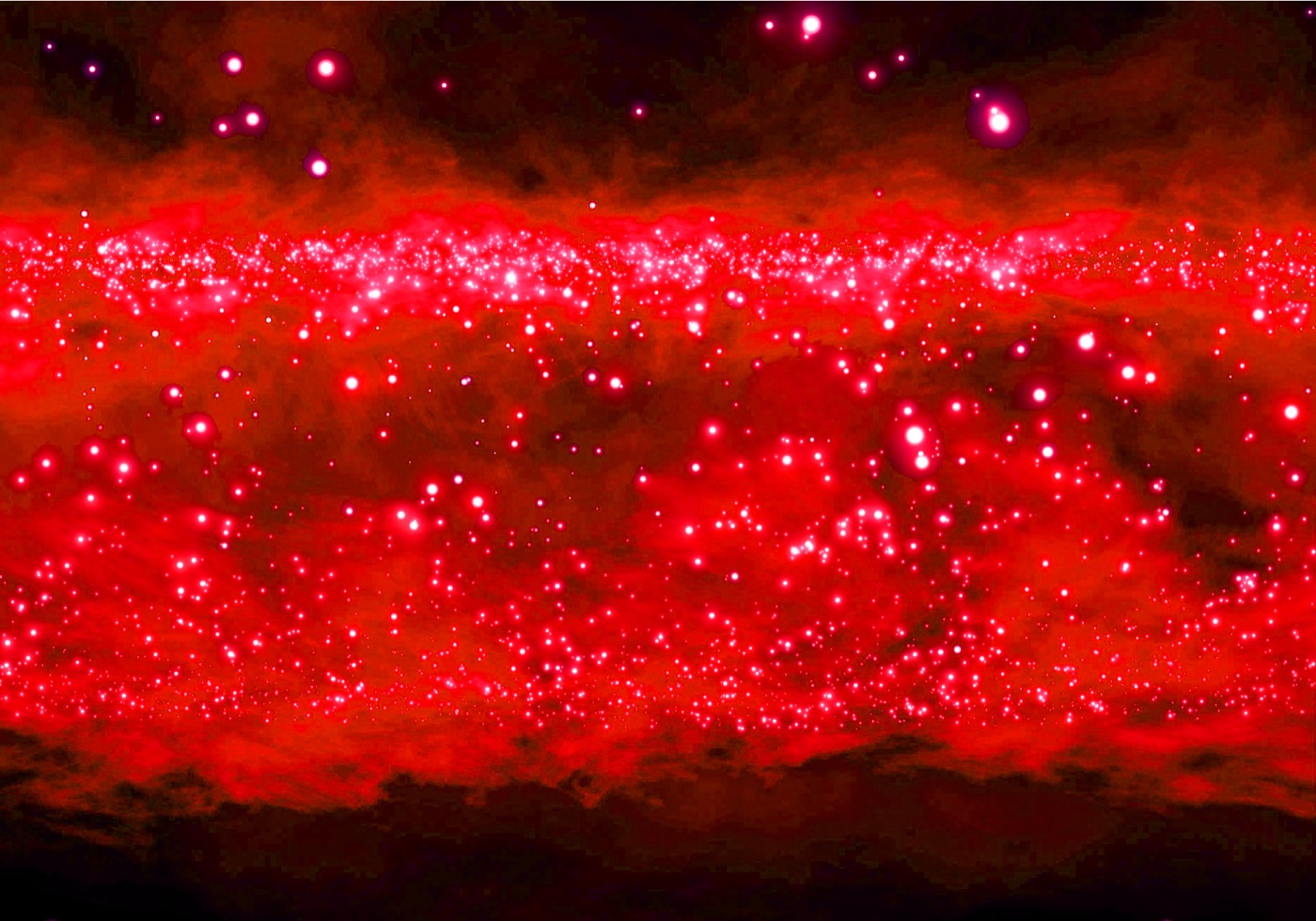 Red Orb Galaxy — galaxy Kindle skin