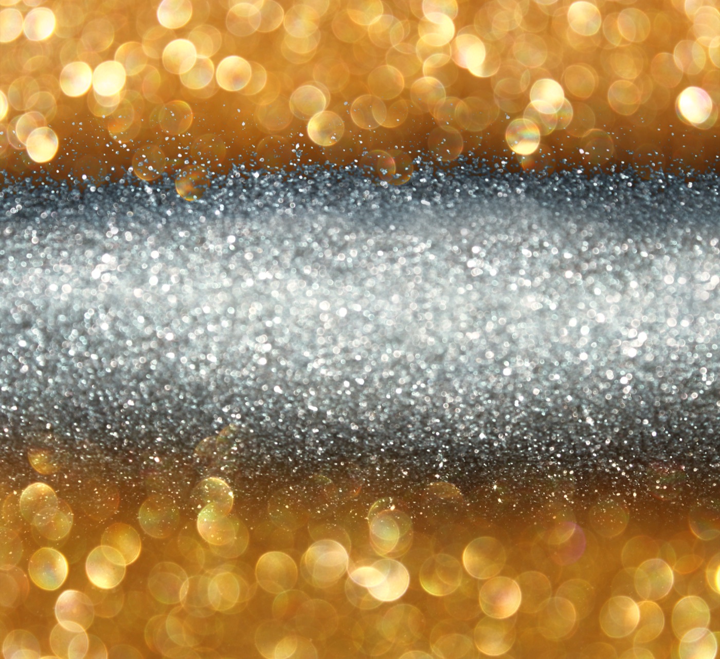 Golden Silver Orbs — glitter Laptop skin