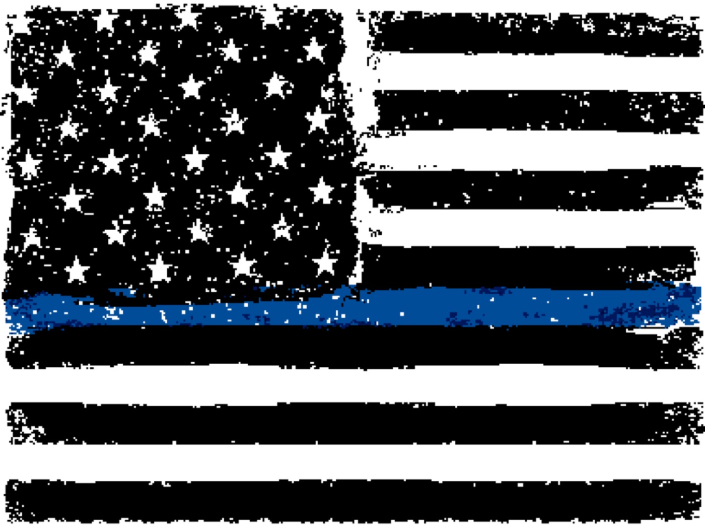 Thin Blue Line — grunge Xbox skin