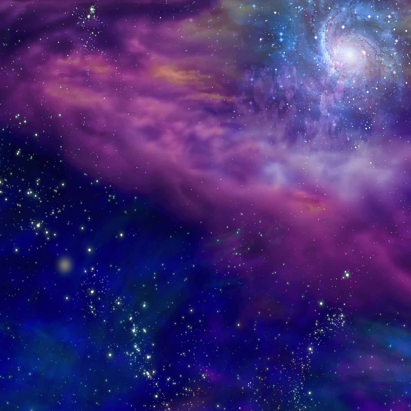 Space Adventure — psychedelic Kindle skin