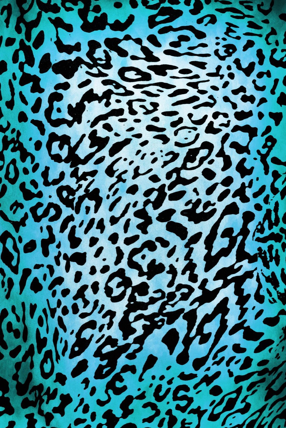 Teal Cheetah Print — teal Nintendo Switch skin