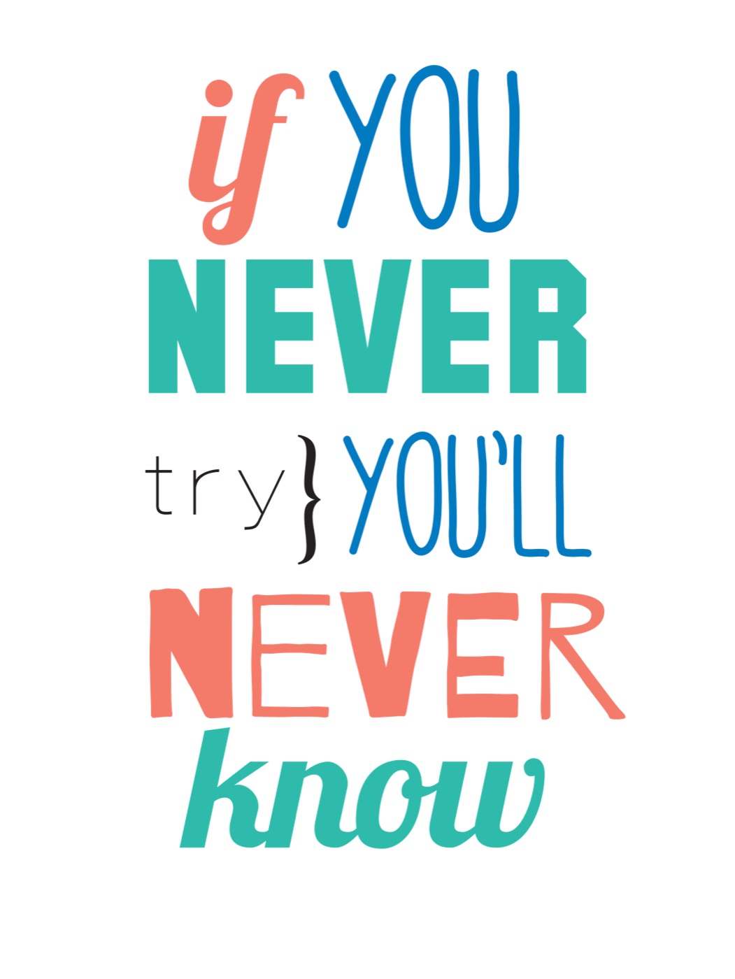Never Know Quote — coral MacBook skin