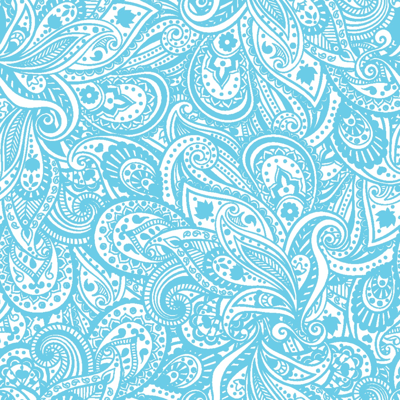 Sky Blue Paisley — sky blue Steam Deck skin