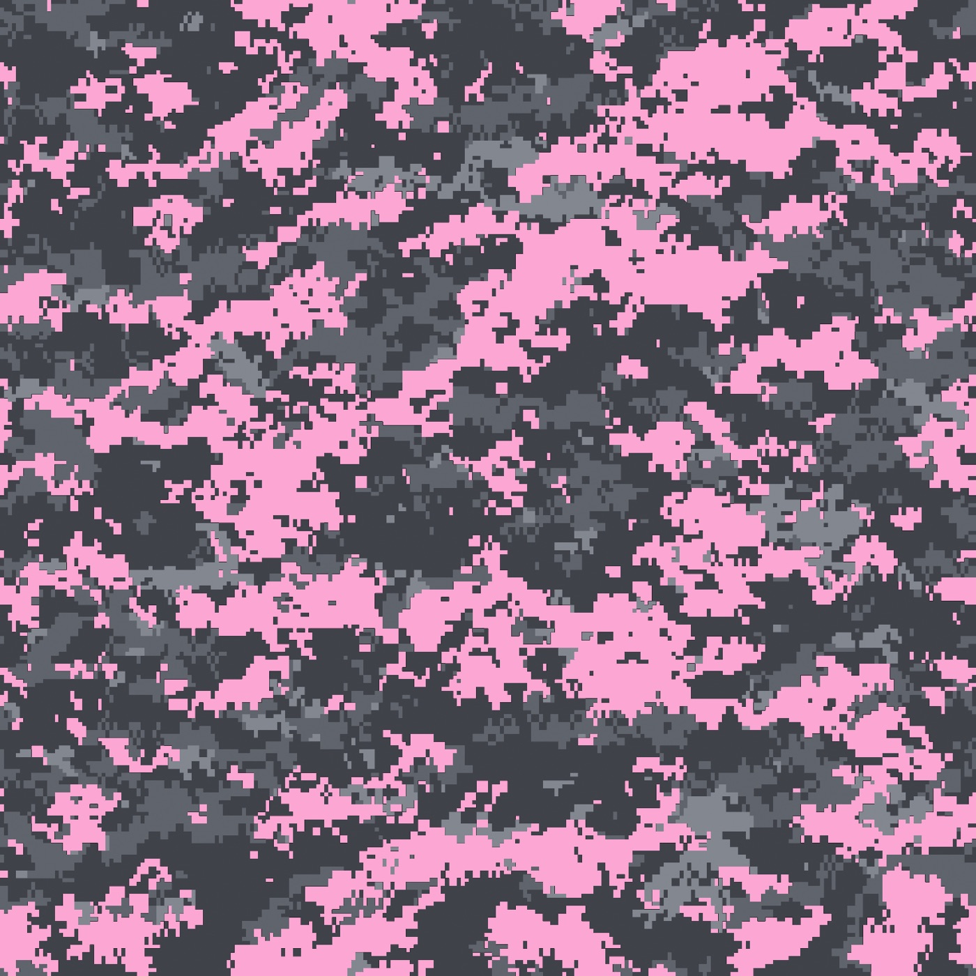 Pink Digital Camo — gray iPad skin