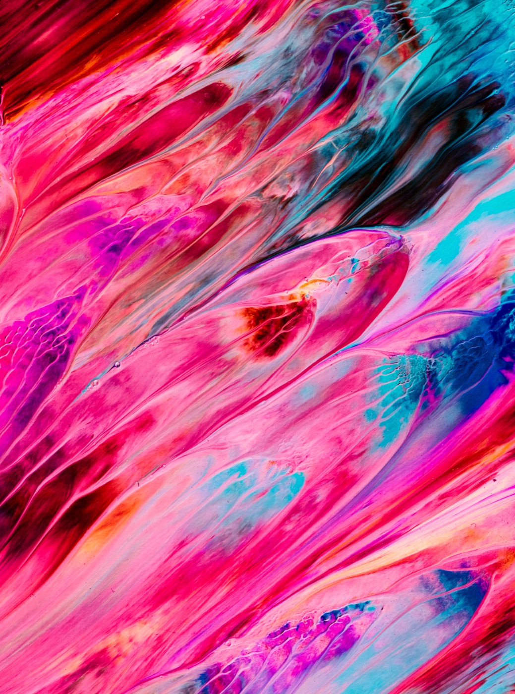 Liquid Abstract Paint — psychedelic Nintendo Switch skin