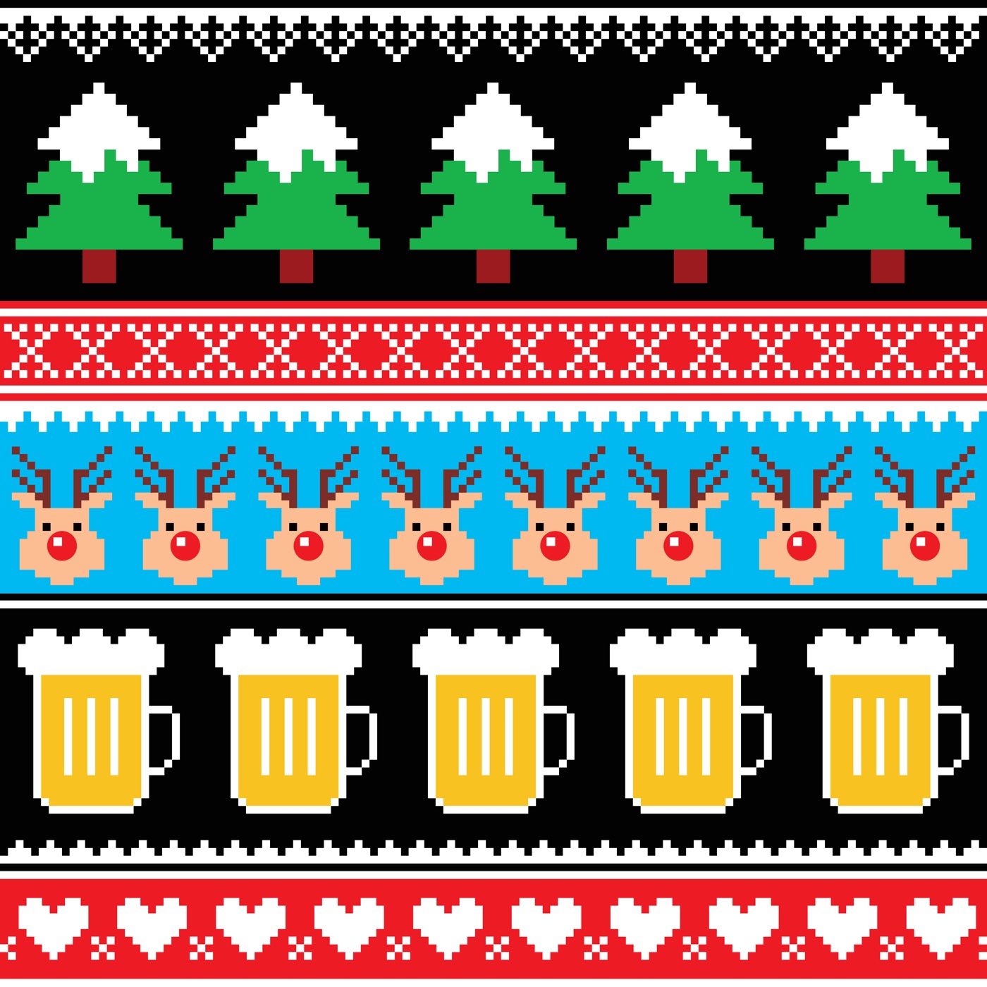 Ugly Christmas Sweater — black Laptop skin