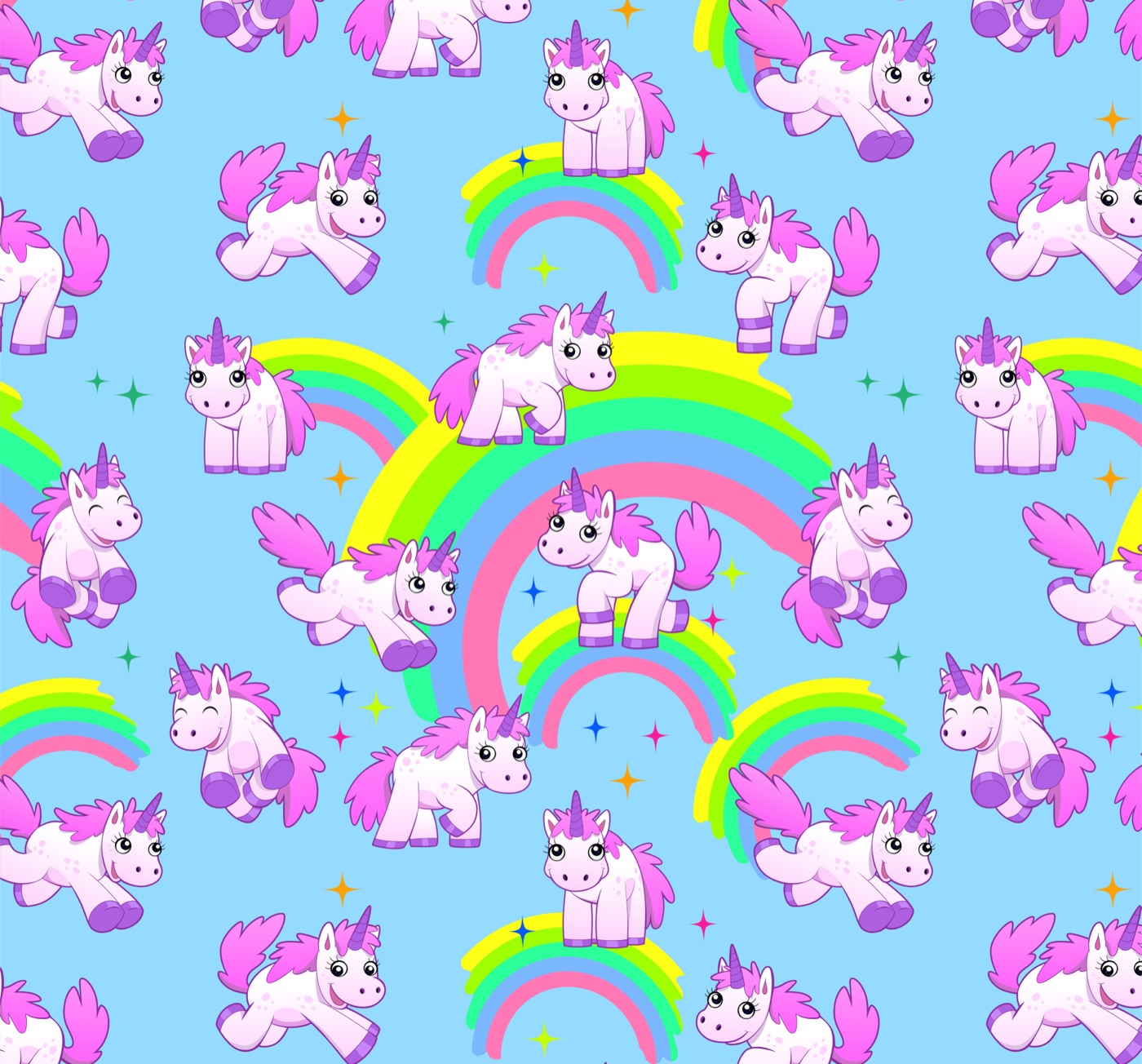 Magical Unicorn Rainbows — kawaii iPhone skin