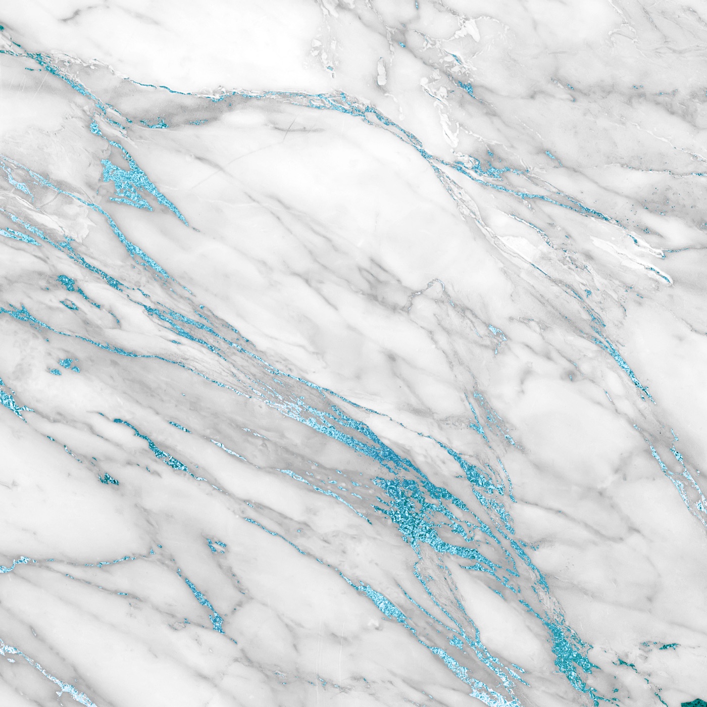 Turquoise Glitter Marble — marble MacBook skin