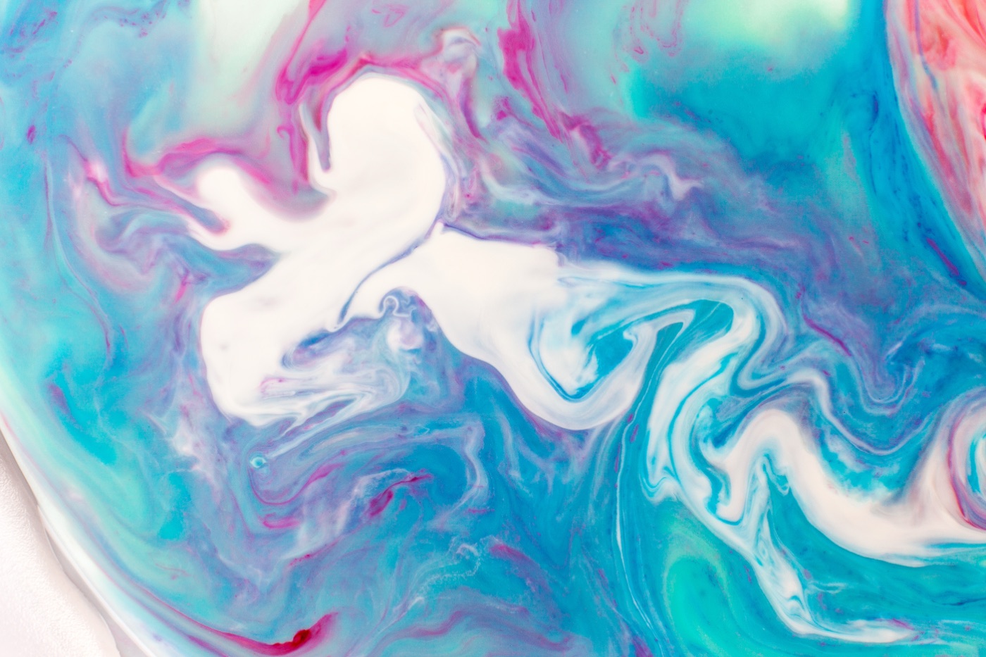 Marbleized Blue Paradise — marble MacBook skin