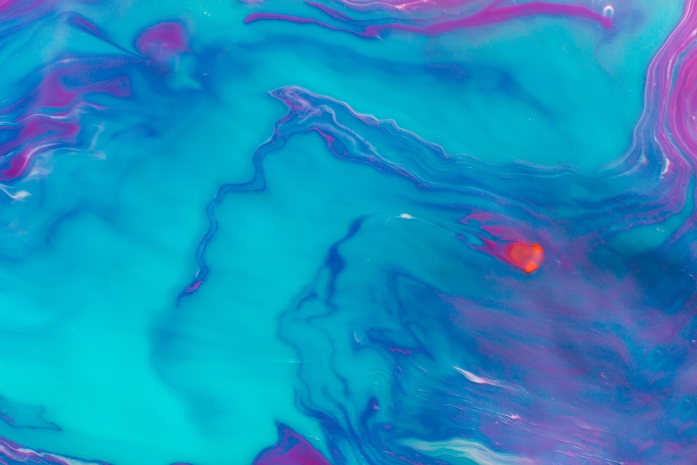 Oceanic Marble Swirl — purple MacBook skin