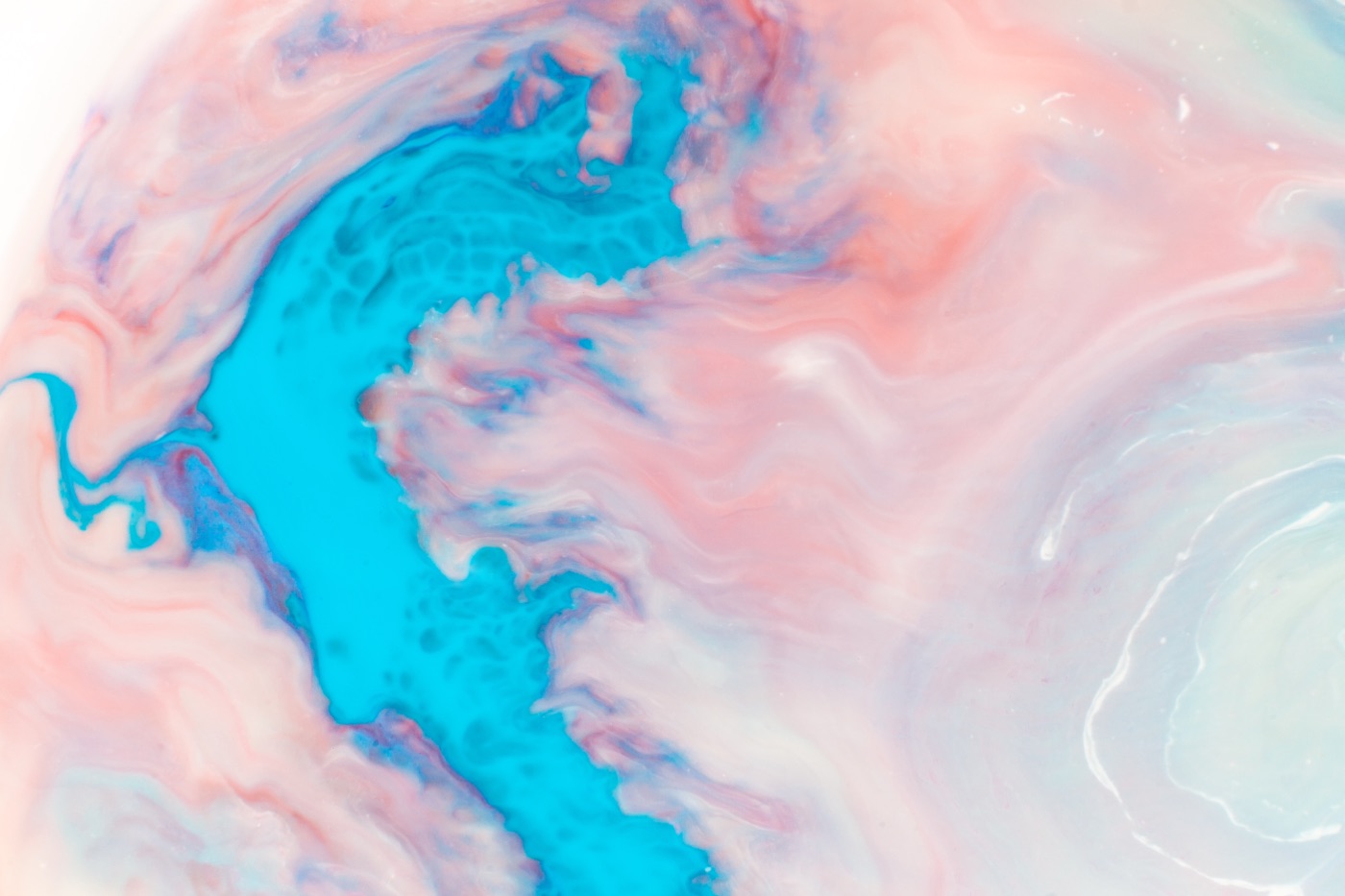 Marbleized Pink Paradise — coral MacBook skin