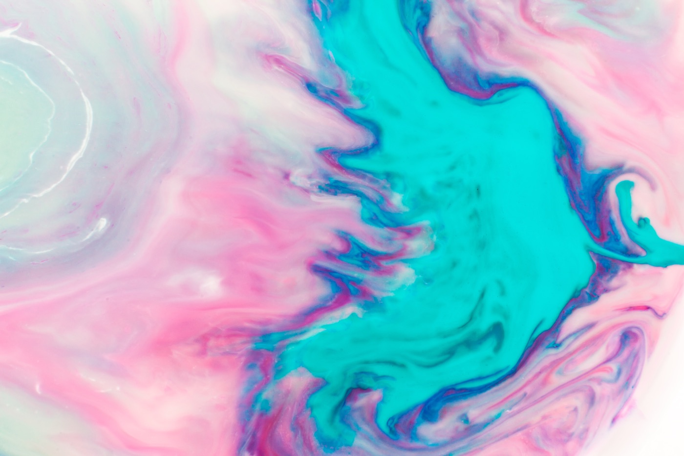 Pink Teal Paradise — teal Kindle skin