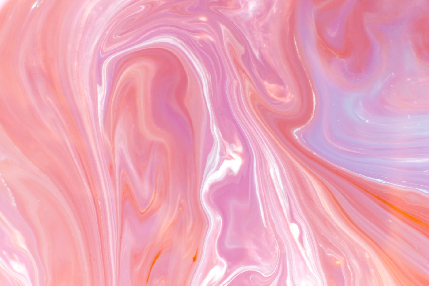 Pink Paradise Marble — abstract paint MacBook skin