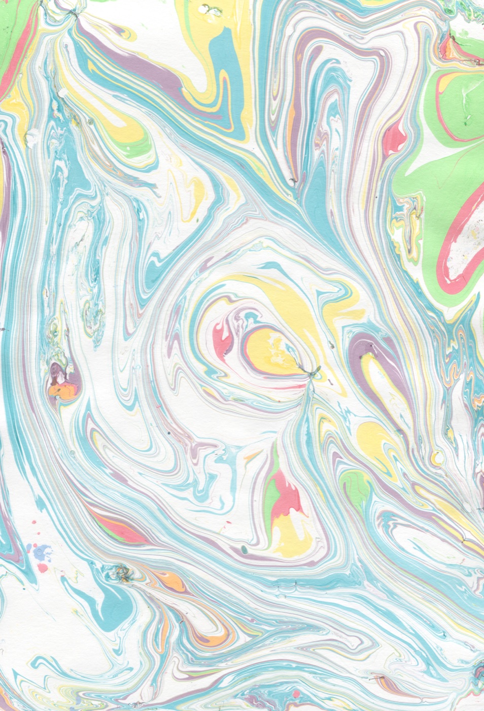 Swirling Candy Marble — abstract paint MacBook skin