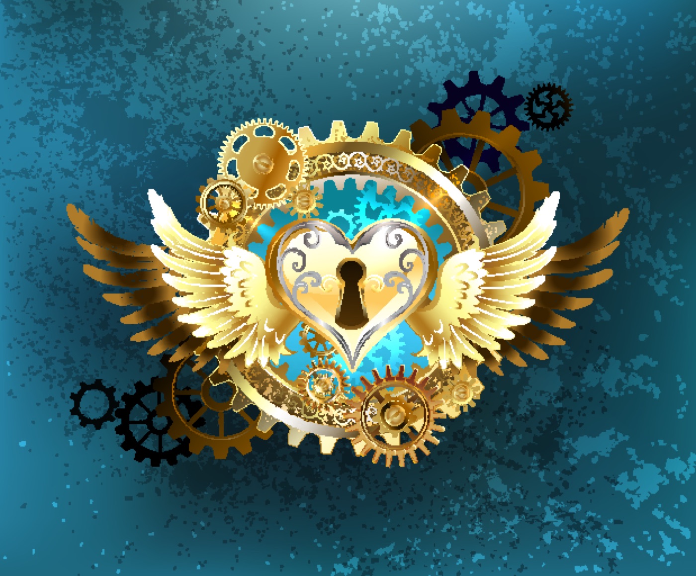 Mechanical Heart Castle — gothic Kindle skin