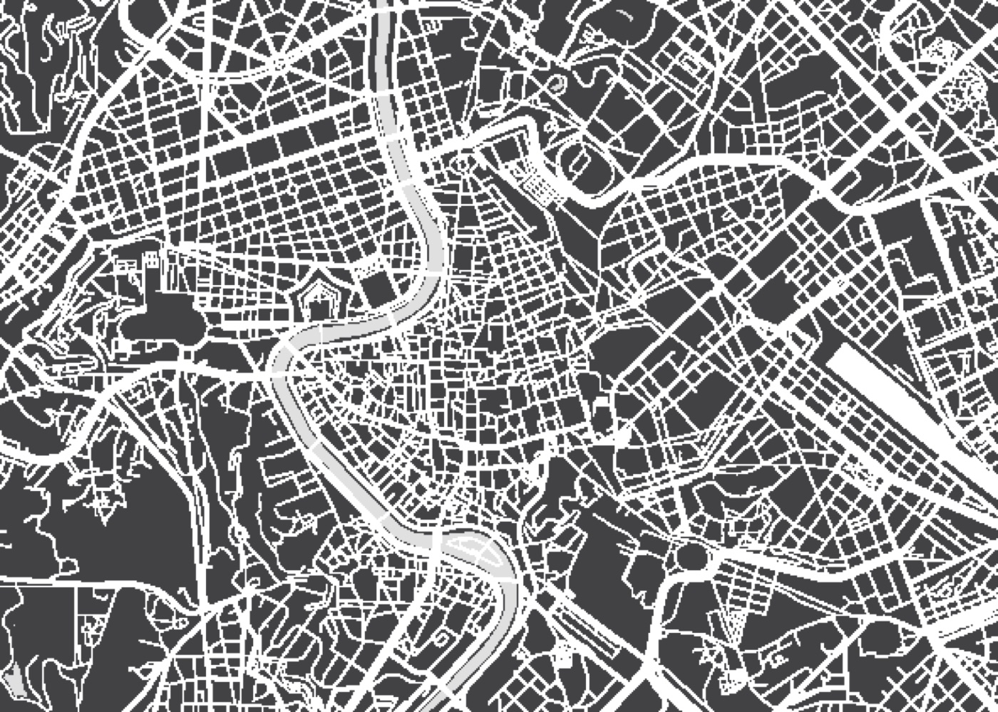 Rome City Map — minimalist AirPods skin
