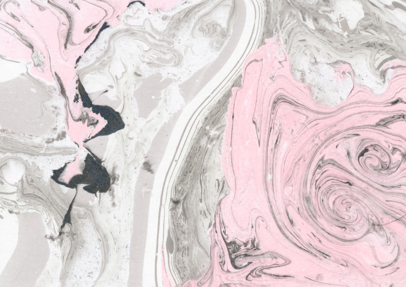 Pink Marble Swirl — hot pink iPhone skin