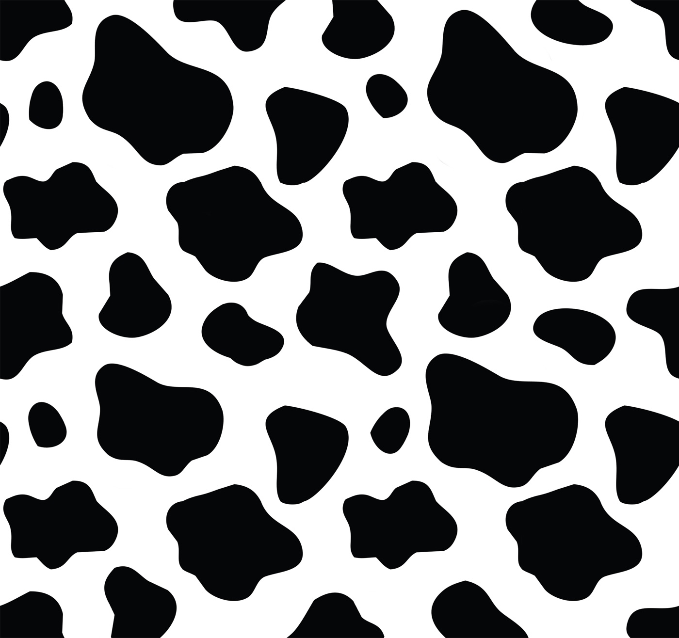 Modern Cowhide Chic — black iPhone skin