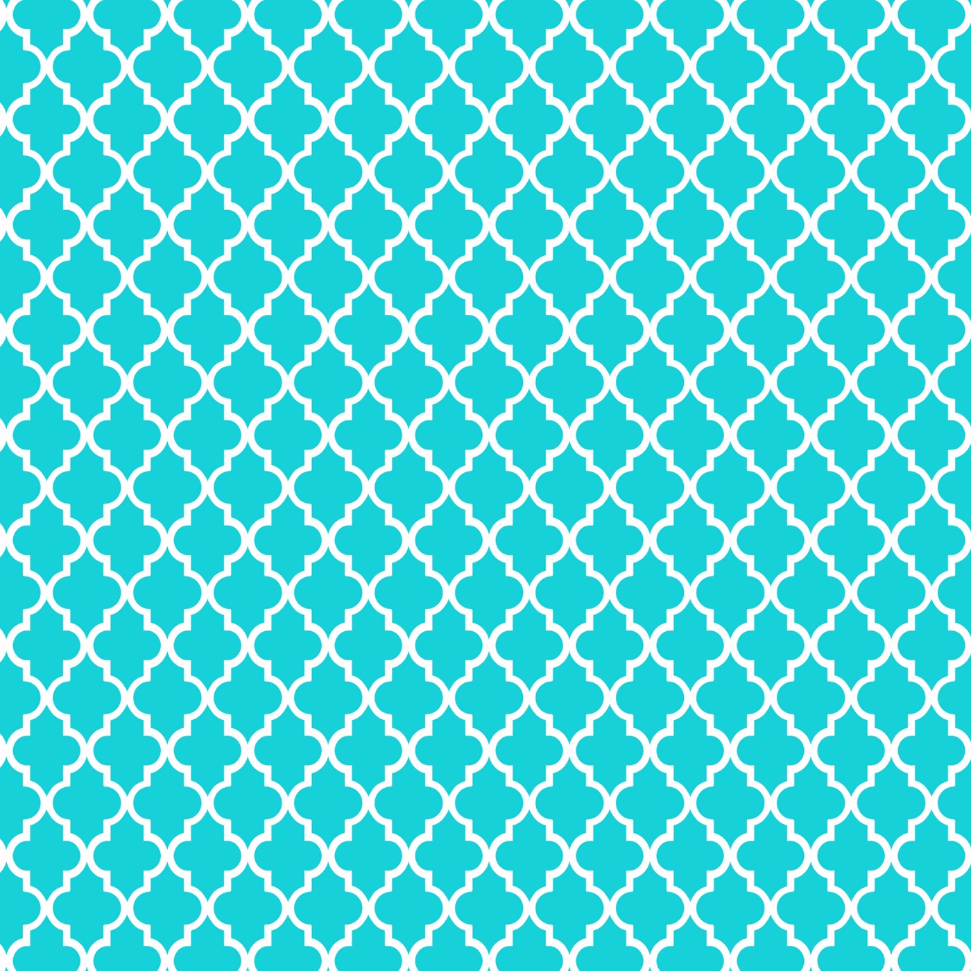 Moroccan Teal Pattern — white Kindle skin
