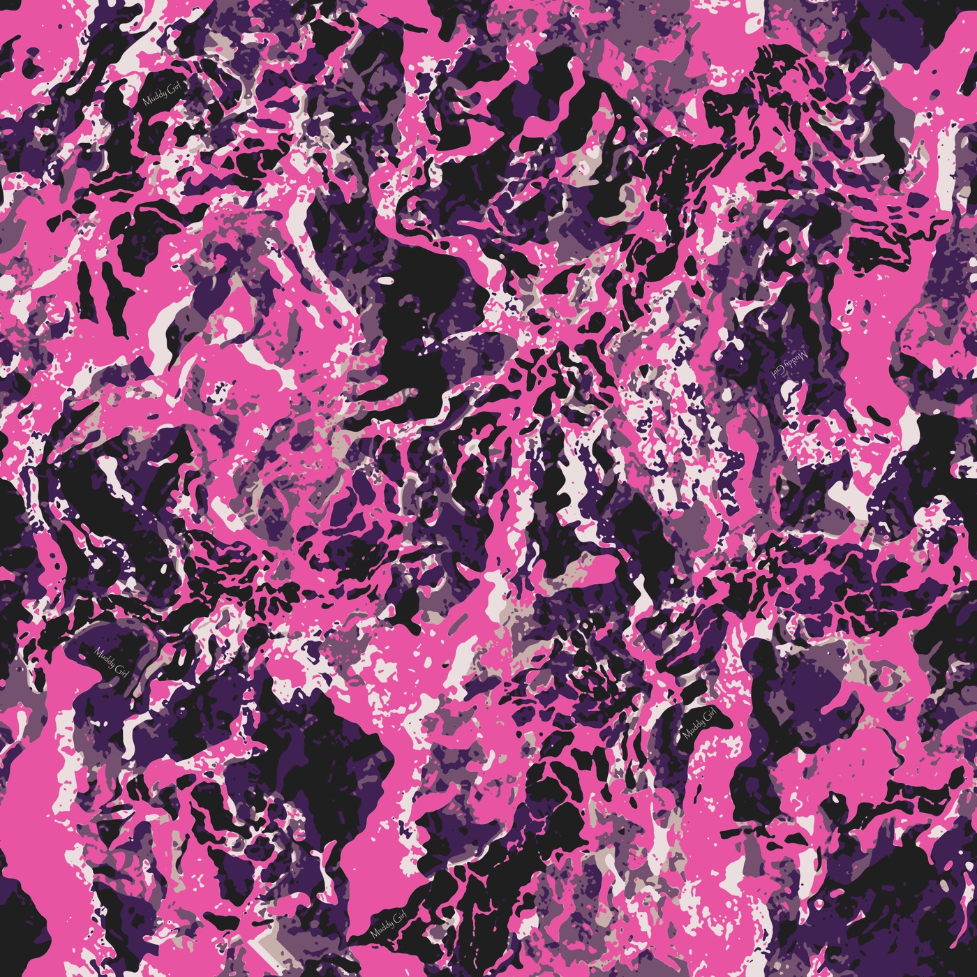 Muddy Girl Camo — maximalist Nintendo Switch skin