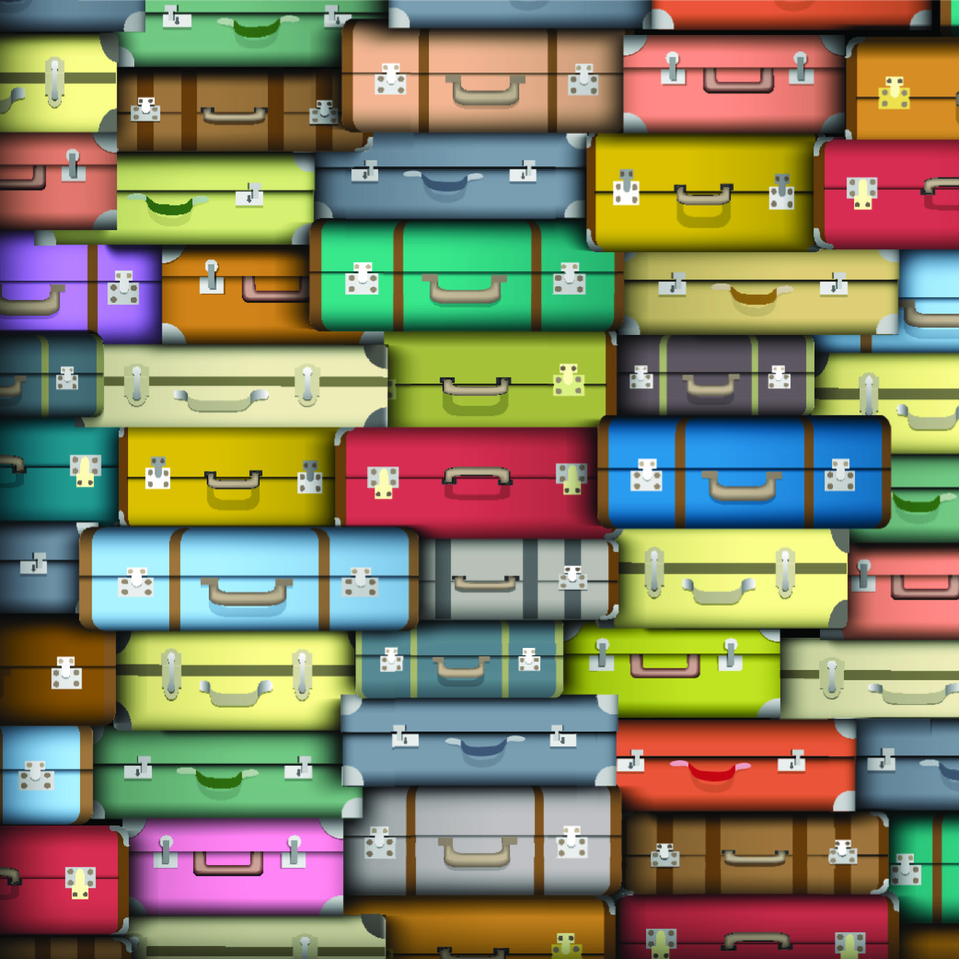 Retro Travel Cases — vintage MacBook skin