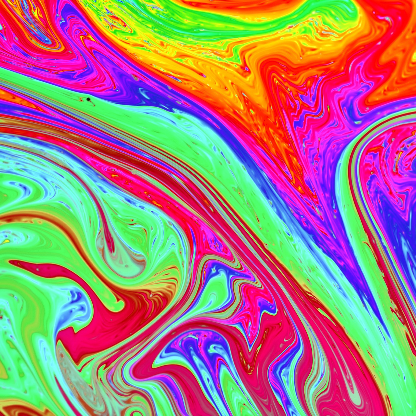 Neon Color Fusion — psychedelic Nintendo Switch skin