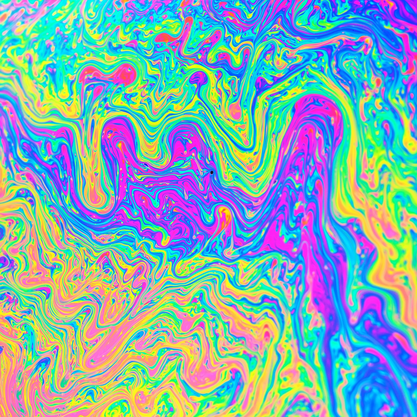 Neon Swirls — rainbow MagicBand skin