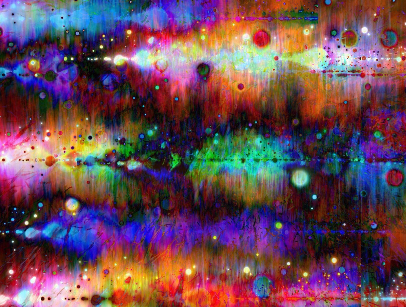 Neon Paint Mixture — psychedelic Kindle skin