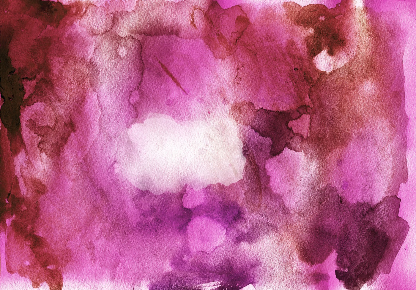 Absorbed Pink Watercolor — burgundy iPhone skin